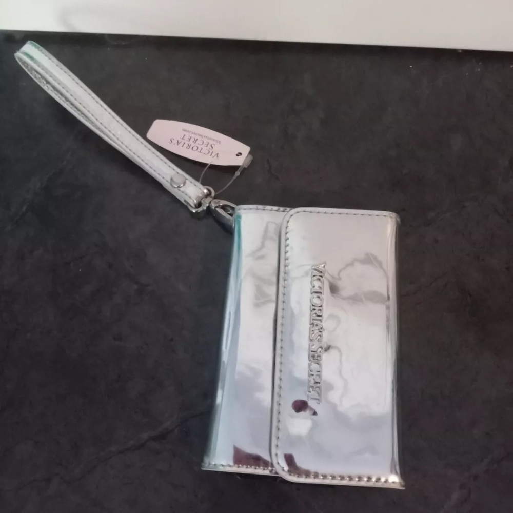NEW Victoria's Secret Silver Wallet Unused With Tag
